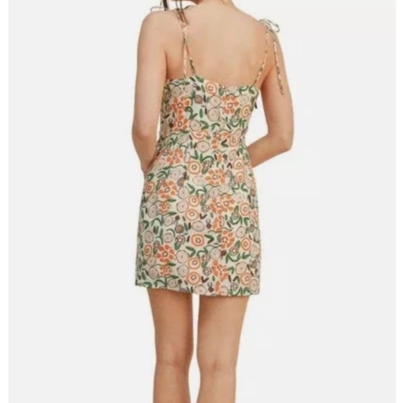 Lush Orange Spaghetti Strap Sundress Mini​ - Picture 5 of 9